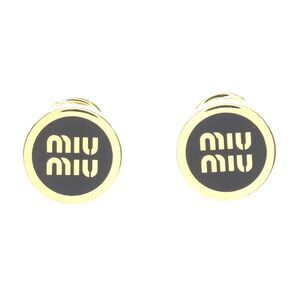 Miu Miu Gold Plated Earrings